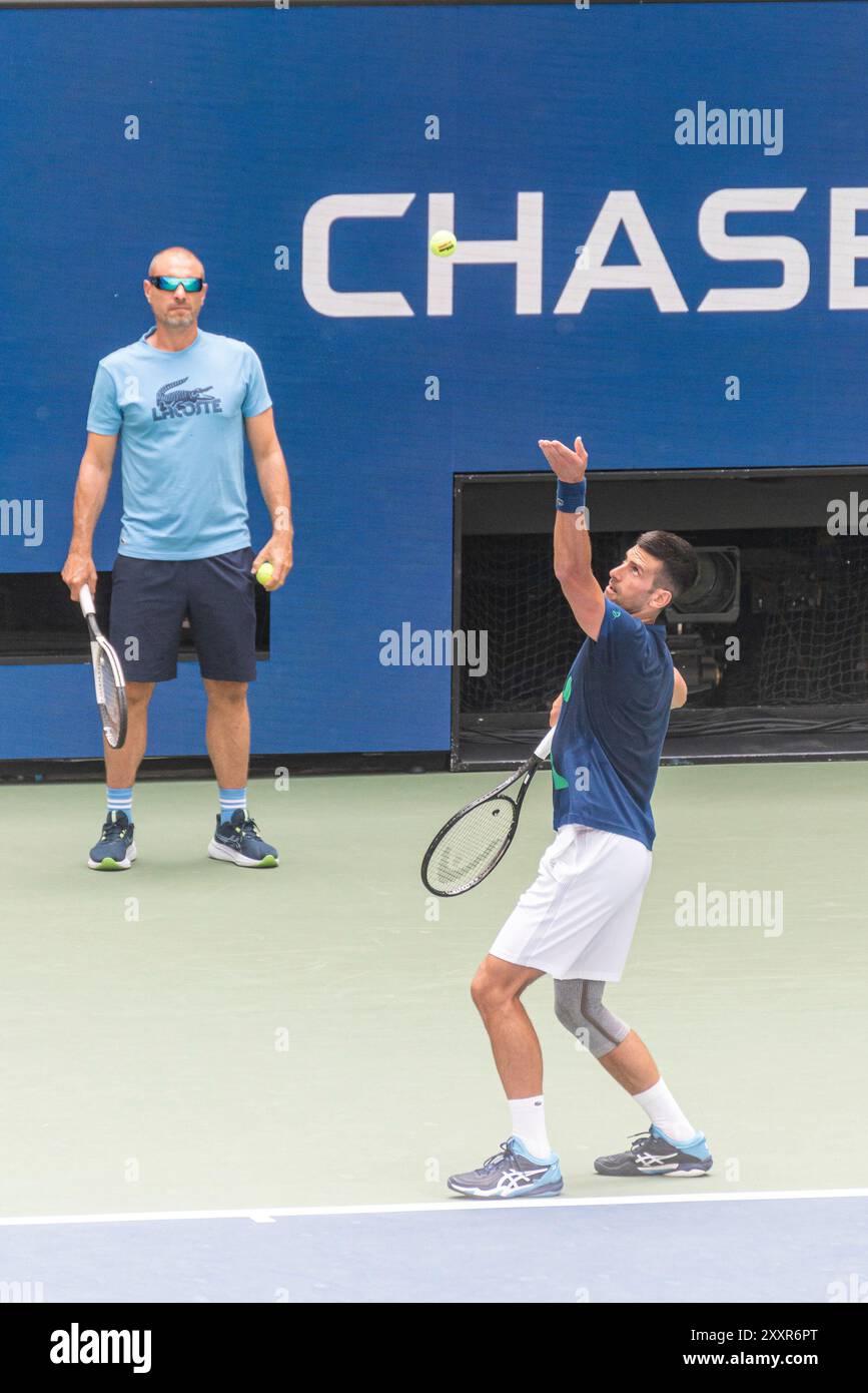 Flushing NY, USA. 24th Aug, 2024. US Open 2024 Arthur Ashe Kids’ Day