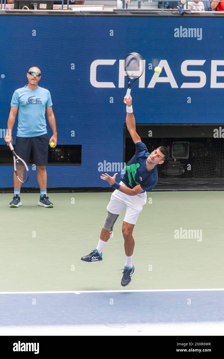 Flushing NY, USA. 24th Aug, 2024. US Open 2024 Arthur Ashe Kids’ Day