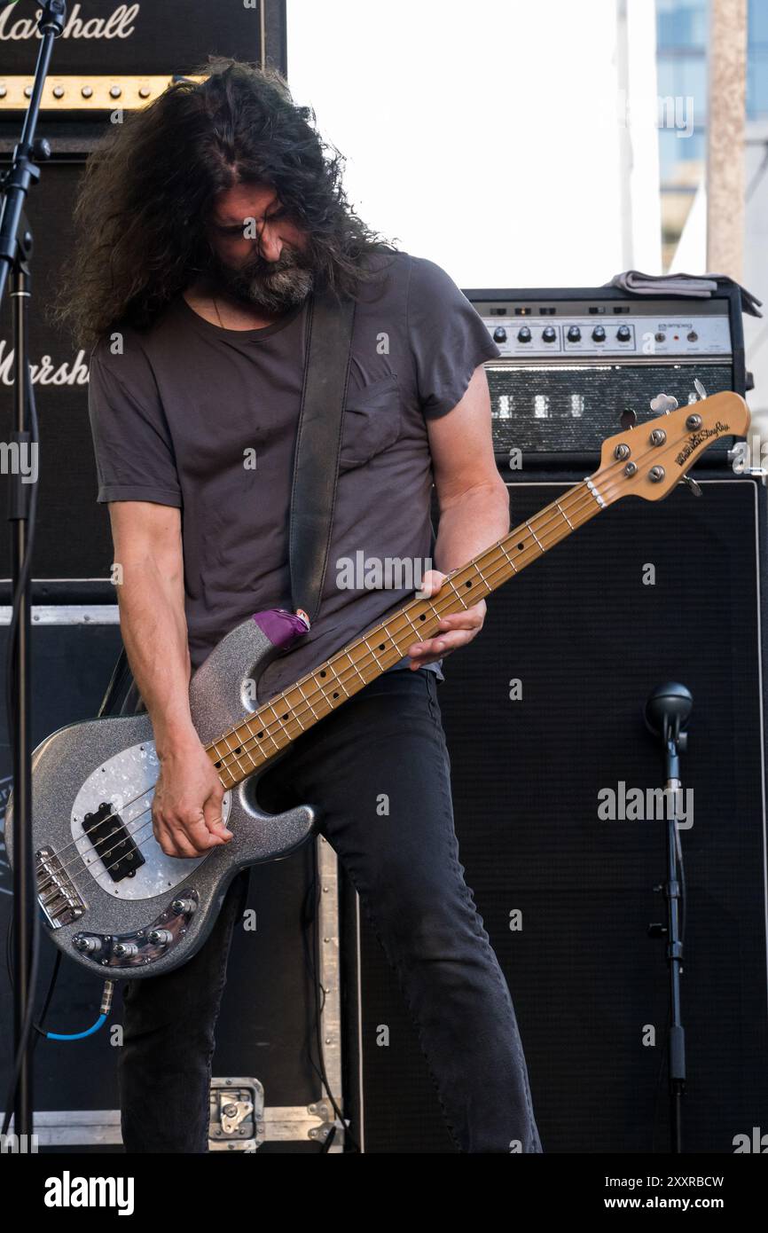 Seattle, USA. 25 Aug, 2024. The iconic band Dinosaur Jr. headlining the