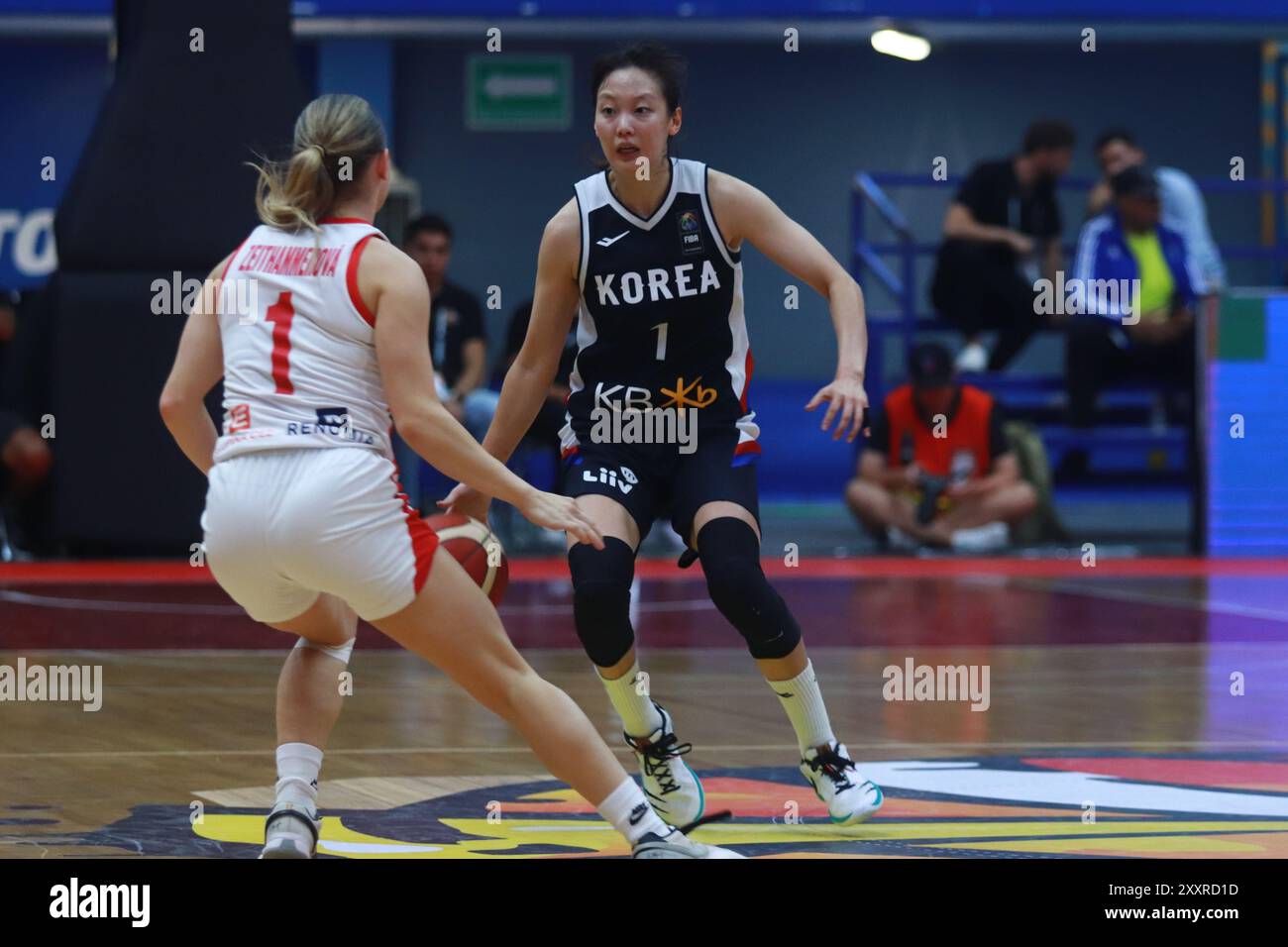 Mexico City, Mexico. 25th Aug, 2024. Jihyun Shin 1 of Team Korea