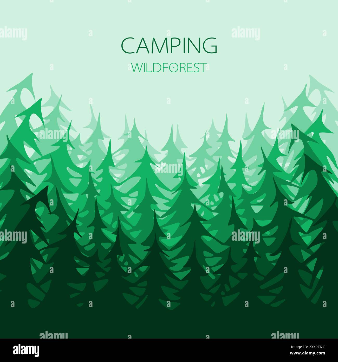 flat forest background Stock Vector Image & Art - Alamy
