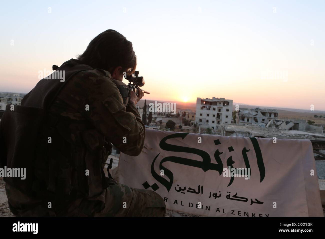 Fighters of the nour al din al zenki movement hi-res stock photography ...