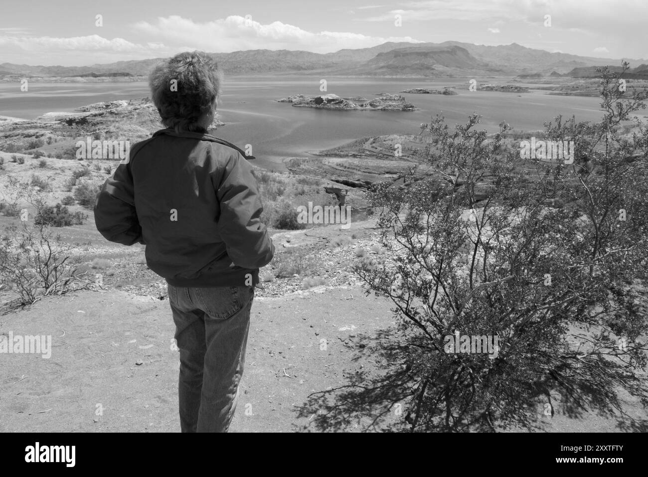 Panoramic view landscape national Black and White Stock Photos Images