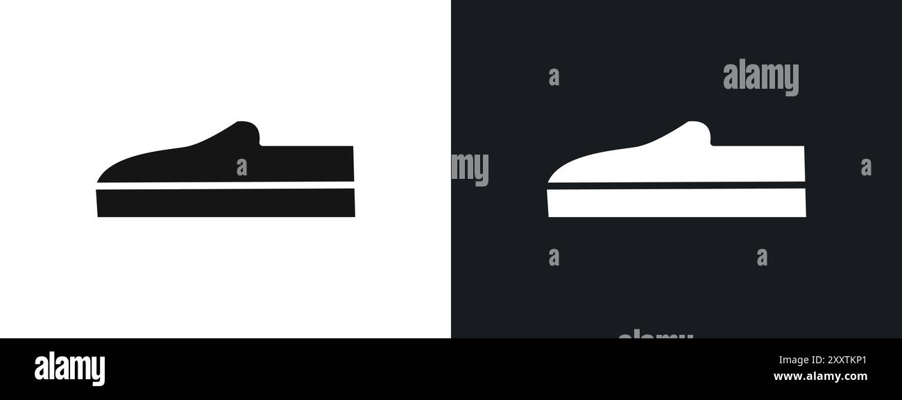 Espadrille icon linear vector graphics sign or symbol set for web app ui Stock Vector