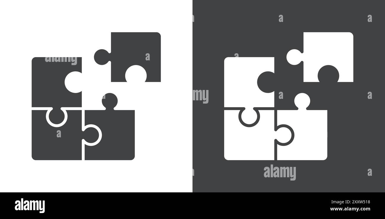 compatibility icon Flat set in black and white color outline vector Stock Vector