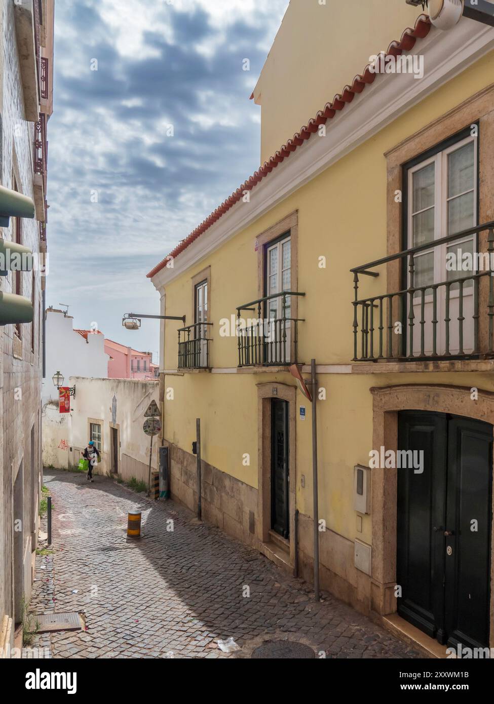 Alfama district, Lison, Portugal. Stock Photo