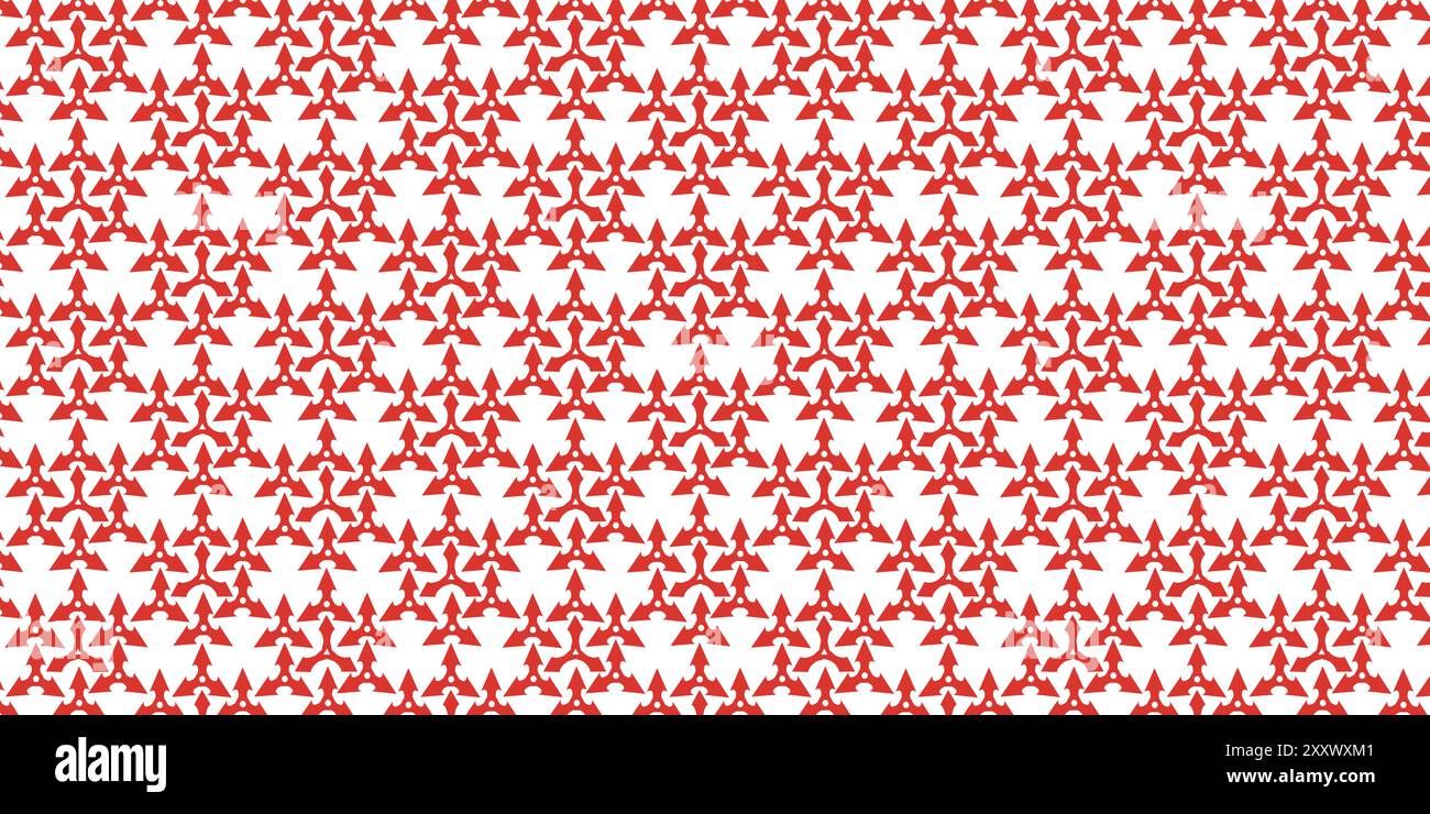Seamless abstract pattern with stars on white background Stock Vector