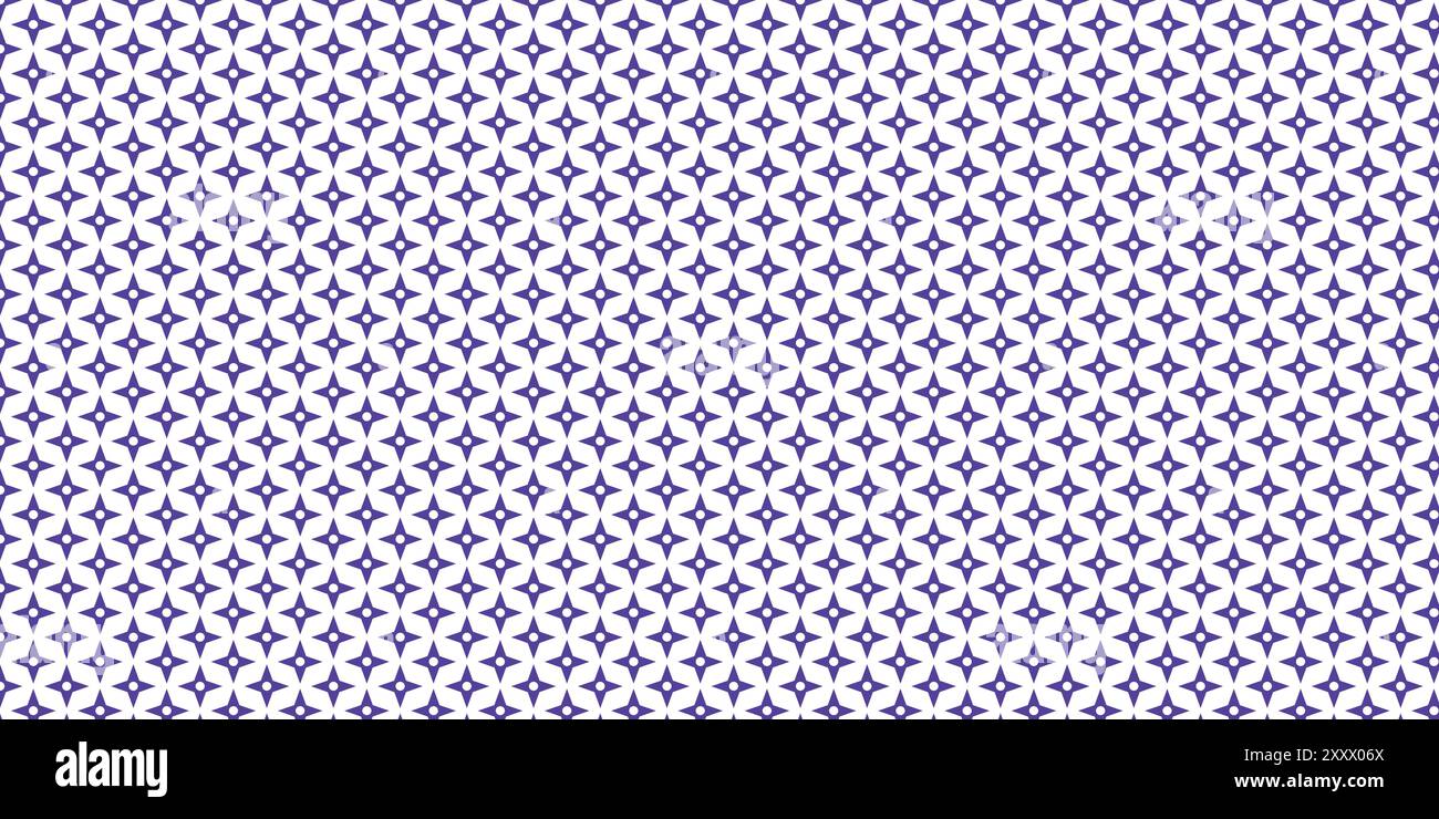 Seamless abstract pattern with stars on white background Stock Vector
