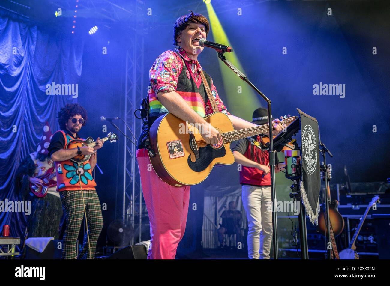 The Bar-Steward Sons of Val Doonican at Beautiful Days Festival 2024 Stock Photo