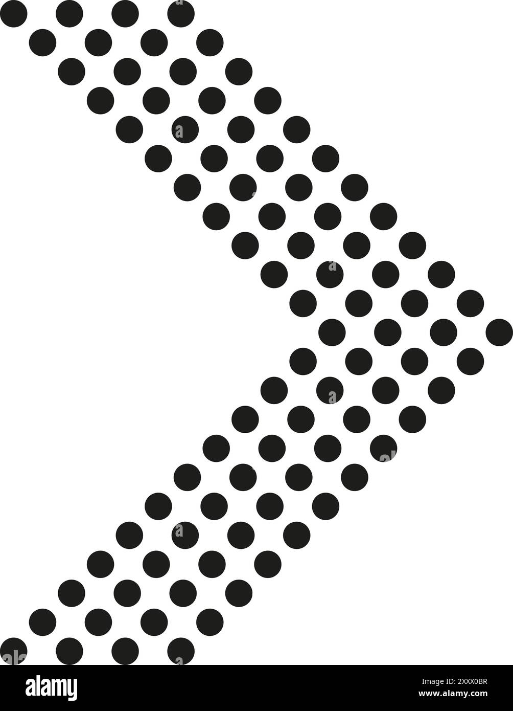 Halftone gradient vector short arrow design element for user interface Stock Vector