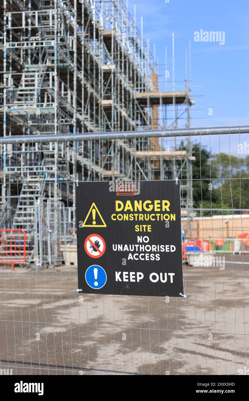Danger Construction Site Keep Out / No Unauthorised Access | Hazard - View #5