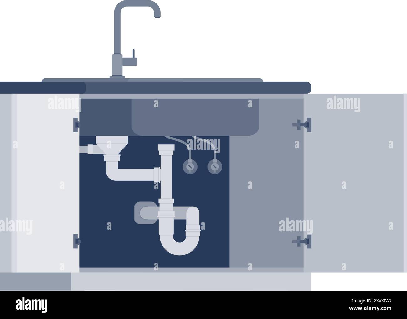 Open drainage system Stock Vector Images - Alamy