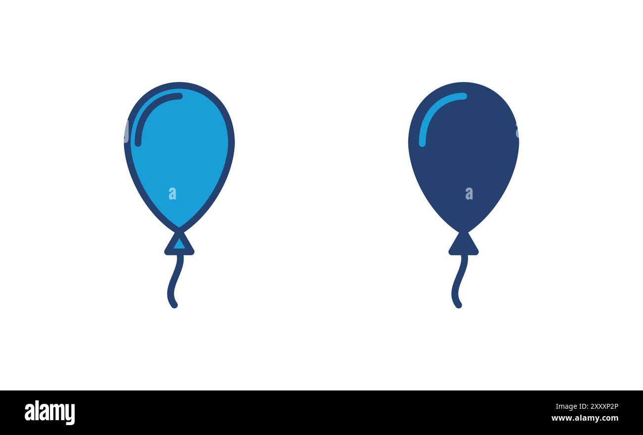 Balloon icon vector. party balloon icon decoration birthday vector ...
