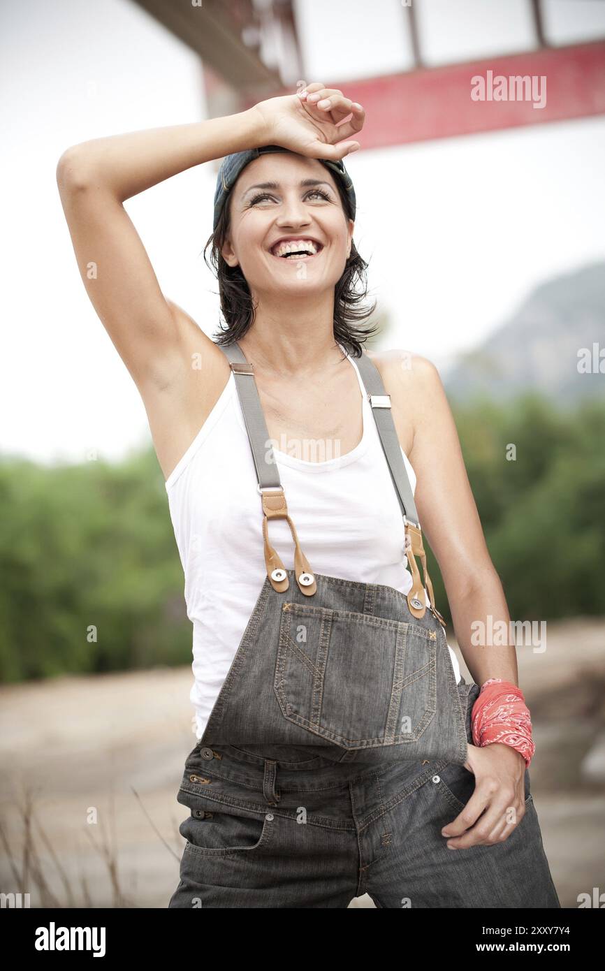 Overalls clad hi-res stock photography and images - Alamy