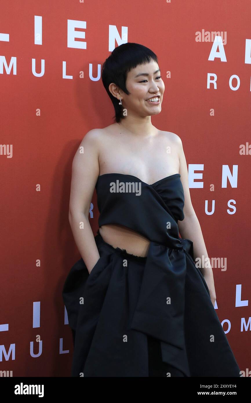 LOS ANGELES AUG 12 Aileen Wu at the Alien Romulus World Premiere at