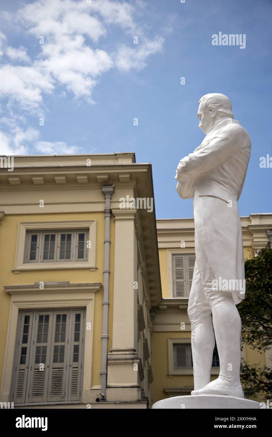 Patung Raffles Raffles statue, Singapore, Asia Stock Photo - Alamy