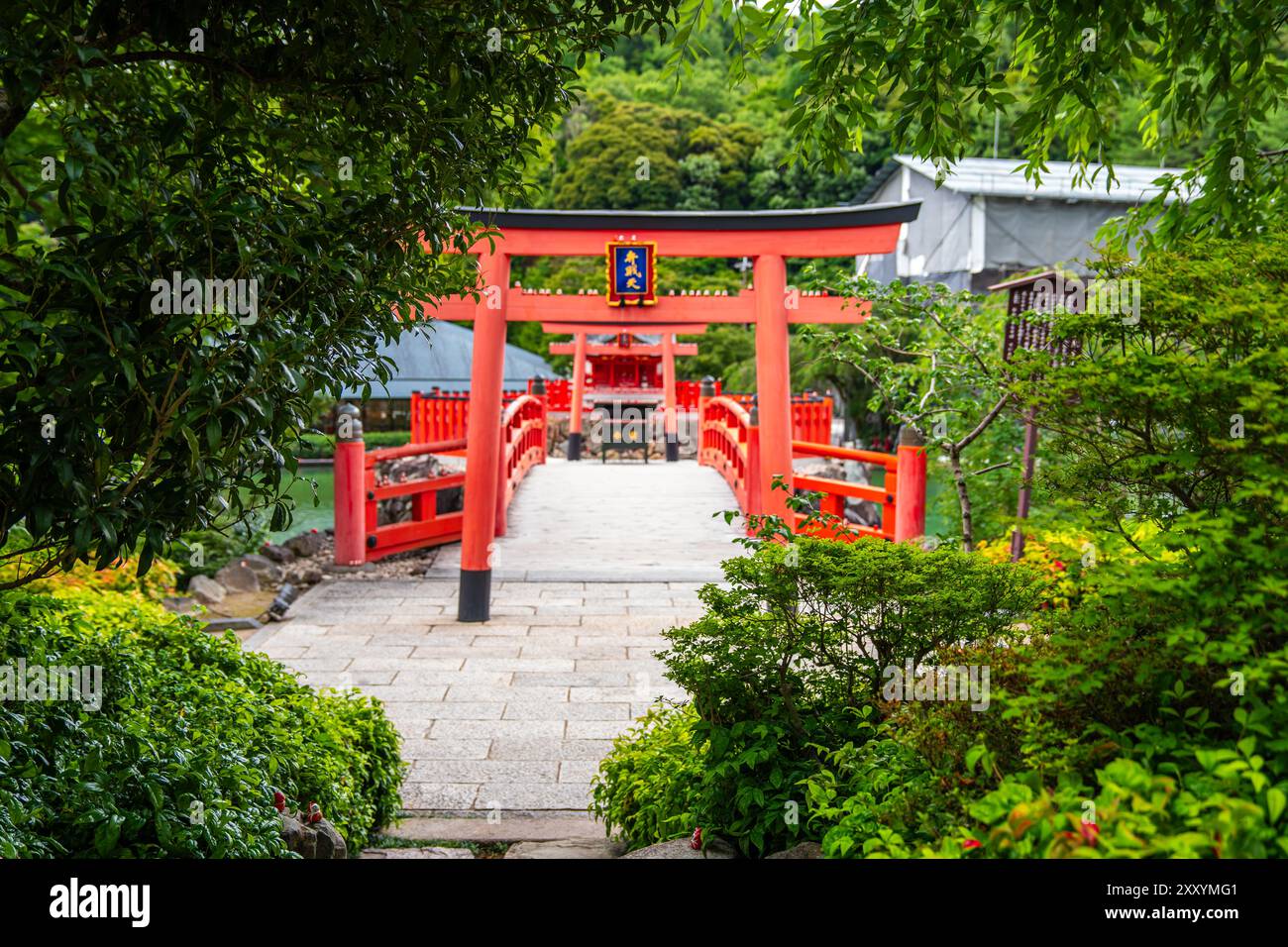 Katsuoji, the Temple of Daruma Dolls, in Osaka, Japan Stock Photo