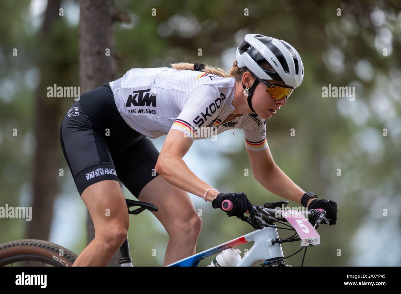 Pal Arinsal, Andorra August 26 2024 Kira BÖhm of Germany in the UCI