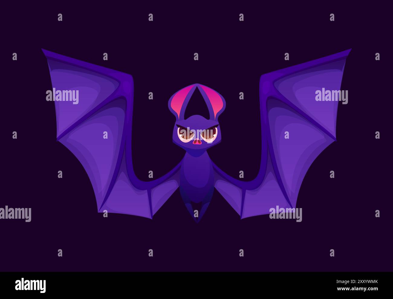 Letter W Halloween font, cartoon evil type, funny scary typeface