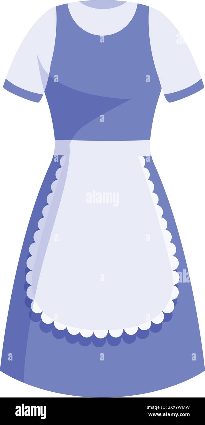 blue and white maid dress Puppy Maid Cosplay Dress Pink Blue Cotton Candy Kawaii Babe Pink/Blue / 4XL main image 1