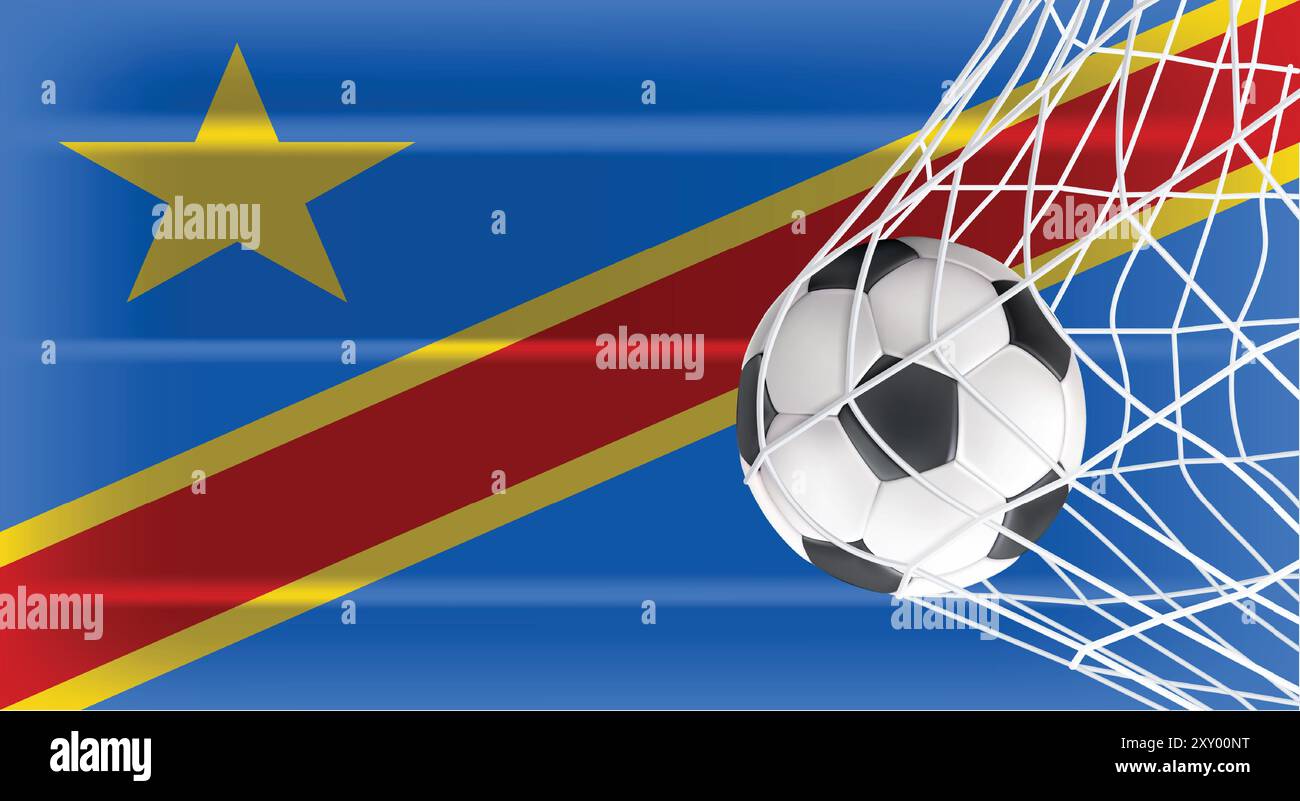 Fanion Étoile Du Congo (Congo) Football Club Vintage Pour Collection