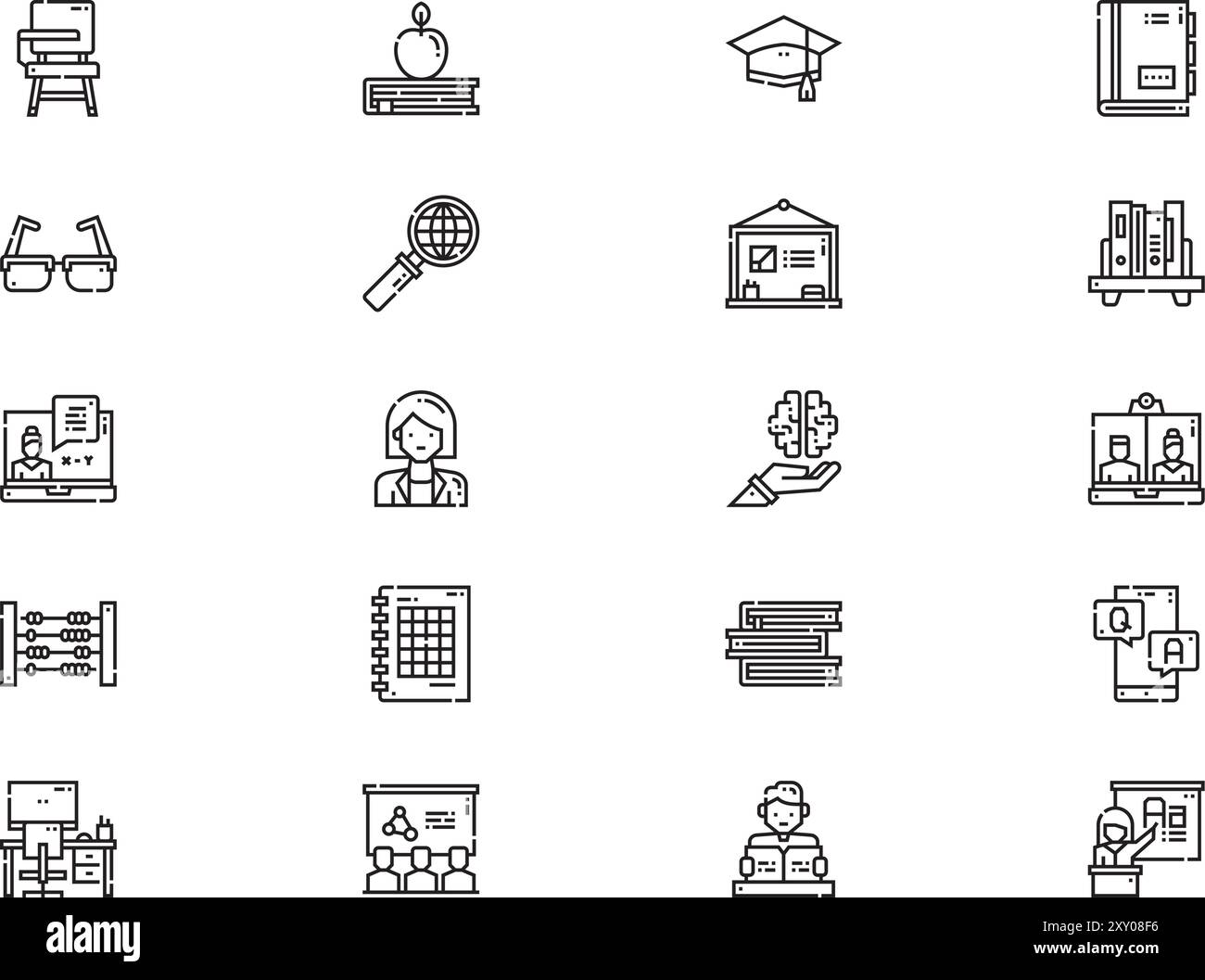 Class desk teacher apple Black and White Stock Photos & Images - Alamy