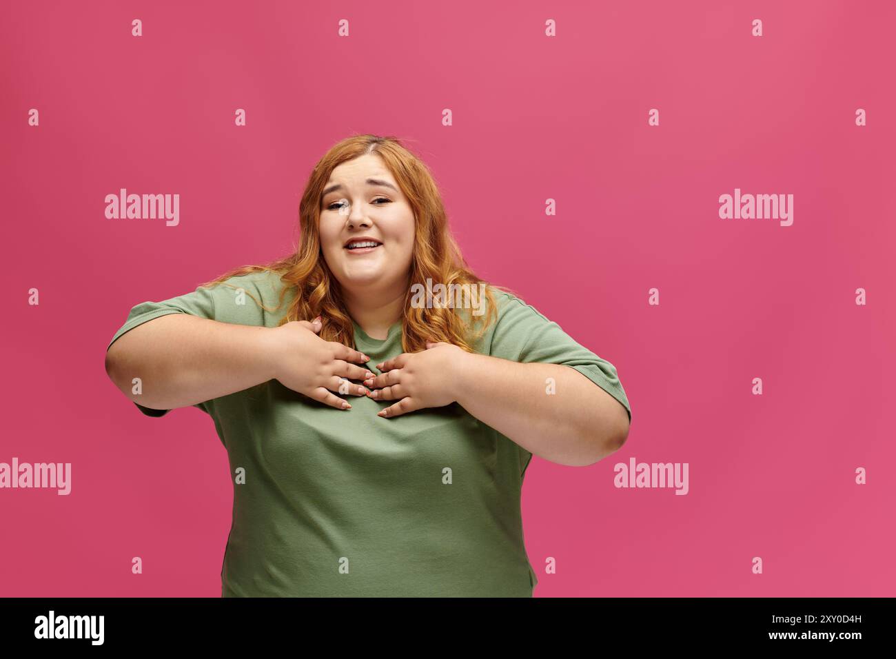 Plus size model camera hi-res stock photography and images - Alamy