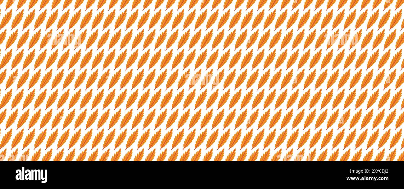 A different type of leaf autunm pattern Stock Vector