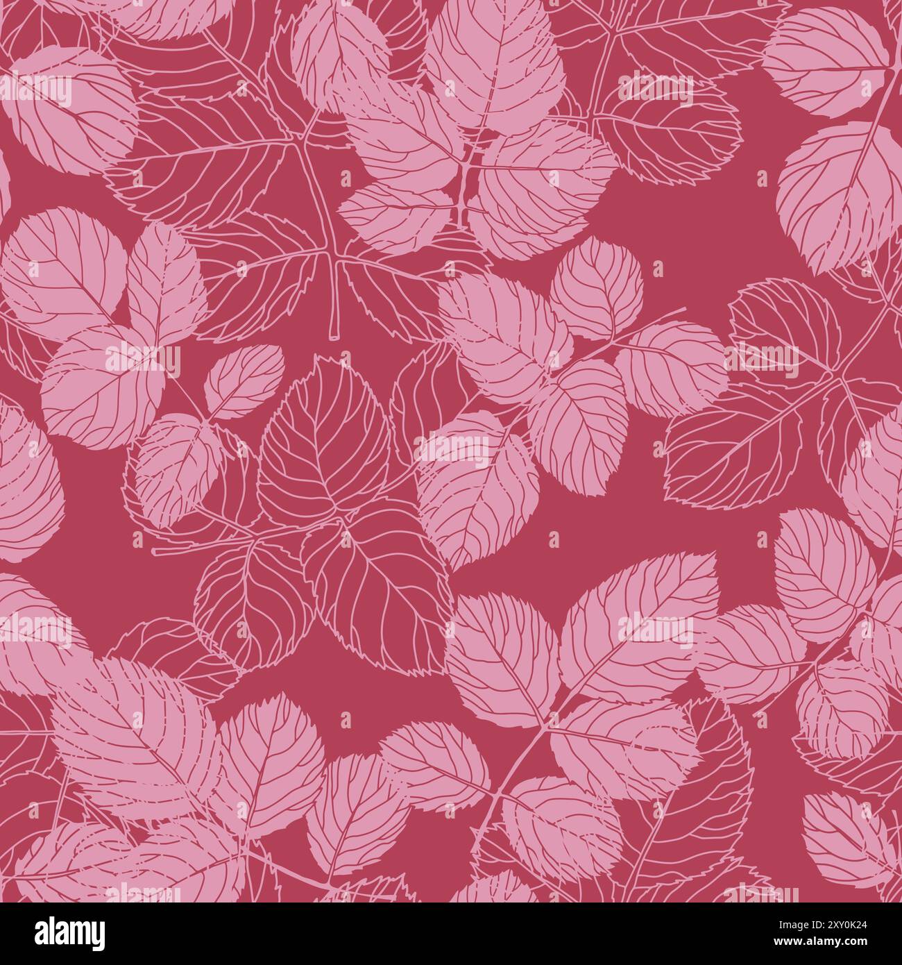 Bold pink leaves Stock Vector Images - Alamy