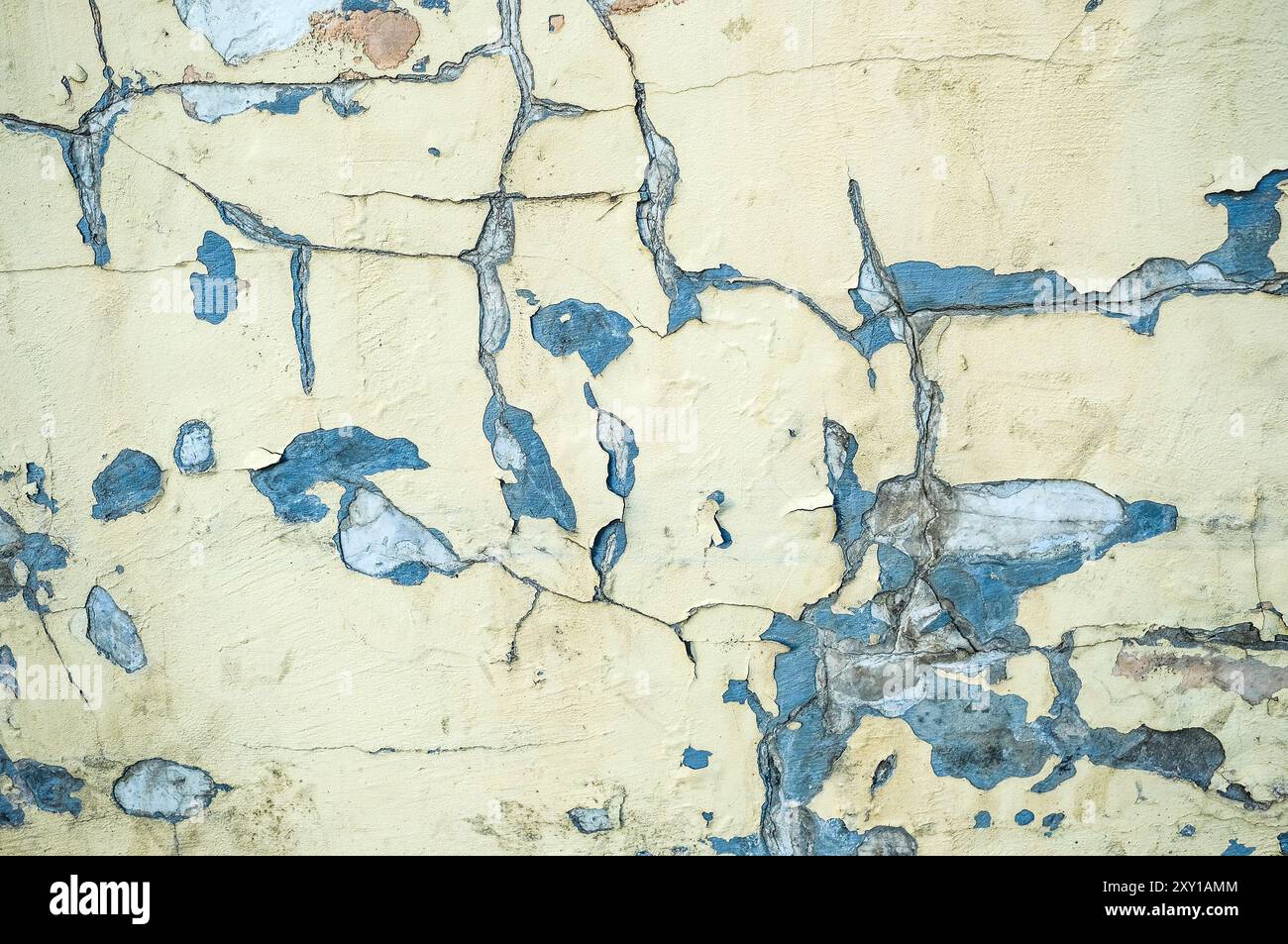old rough wall background with cracks Stock Photo