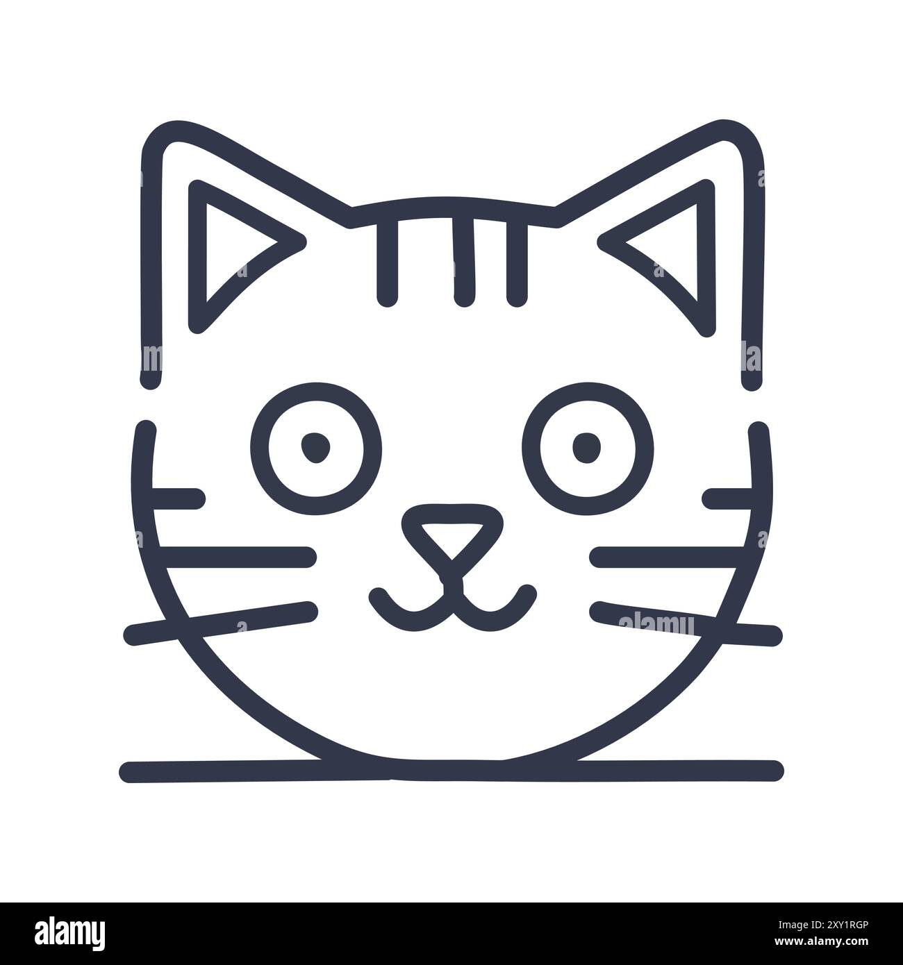 Line art cats Stock Vector Images Alamy
