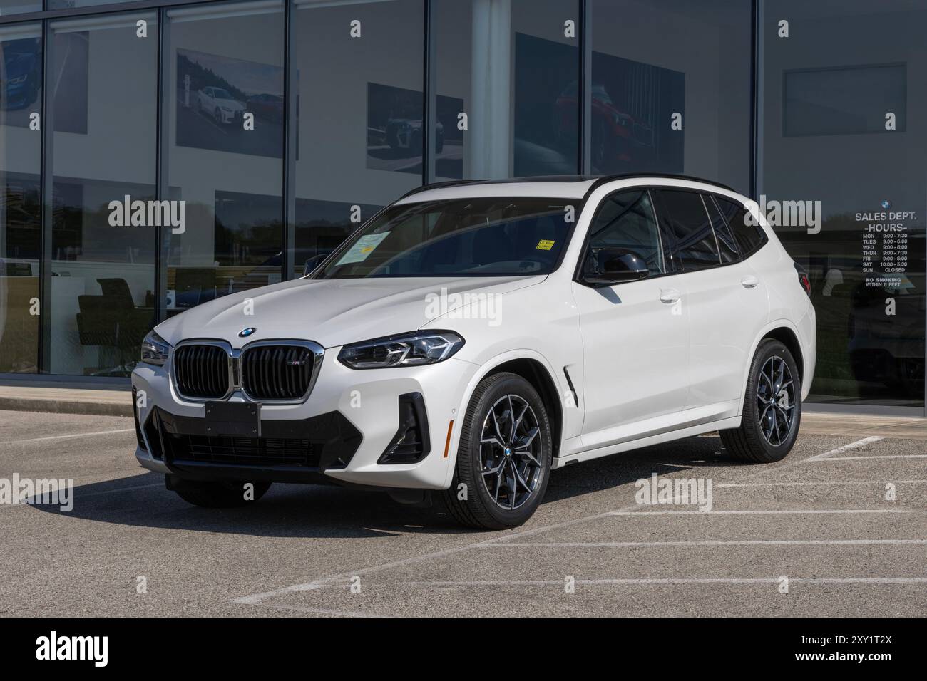 Indianapolis - August 25, 2024: BMW X3 M40i display at a dealership ...
