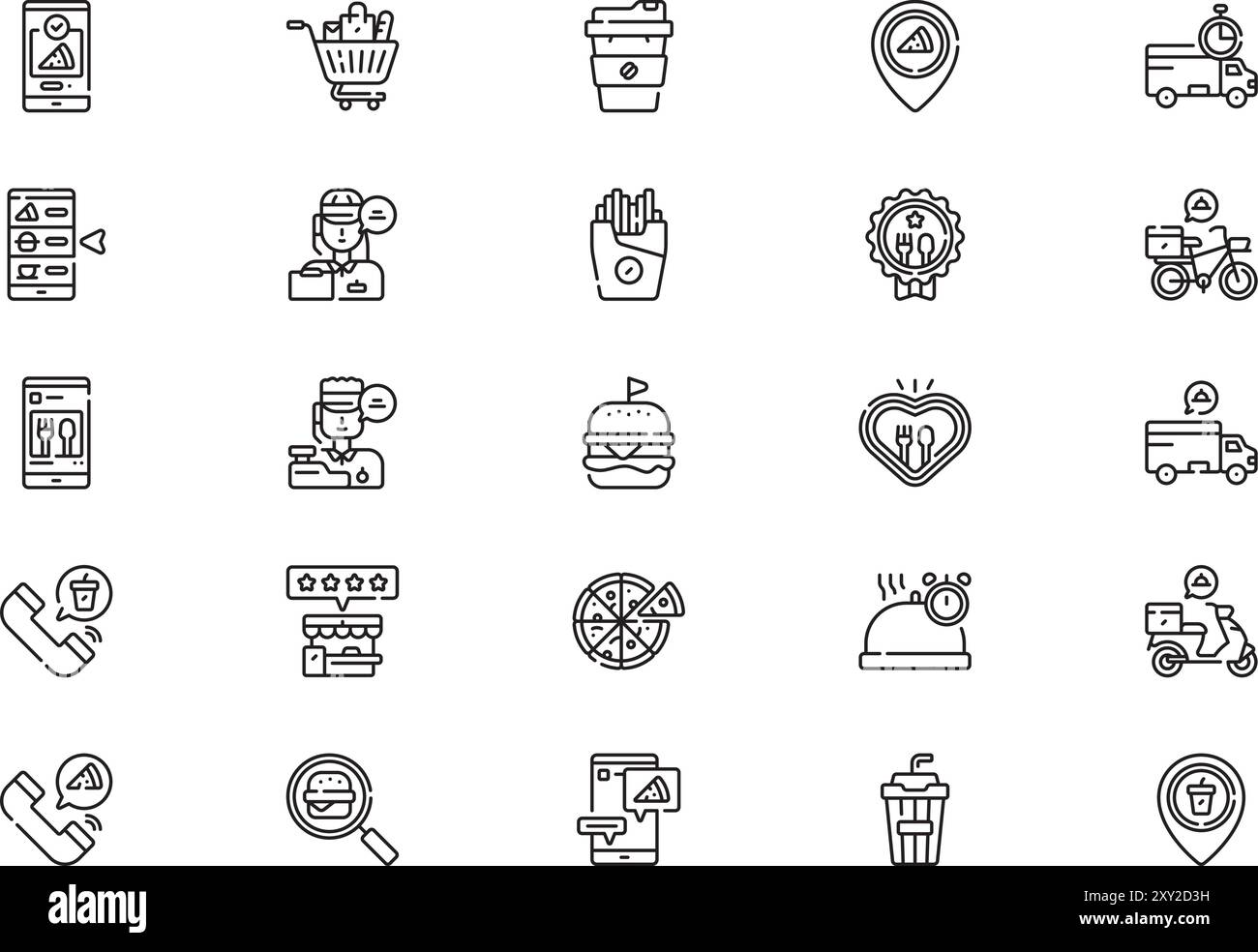 All time favourite food Stock Vector Images - Alamy