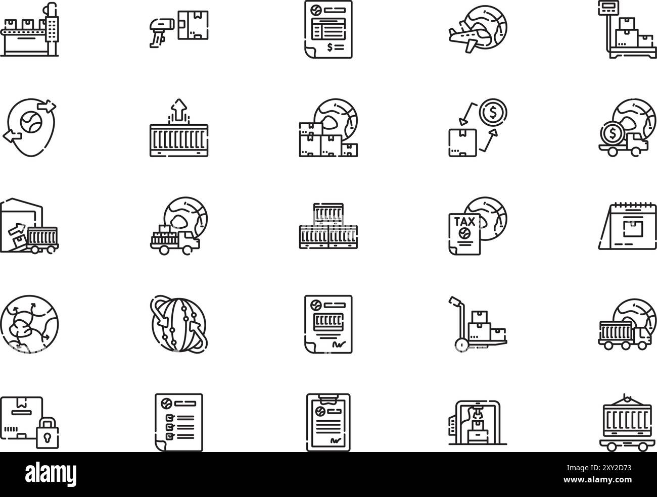 Conveyor vector vectors hi-res stock photography and images - Alamy