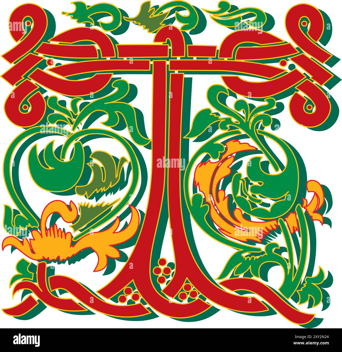 Scripted Letter T Vector Letter t vector Cut Out Stock Images & Pictures - Alamy