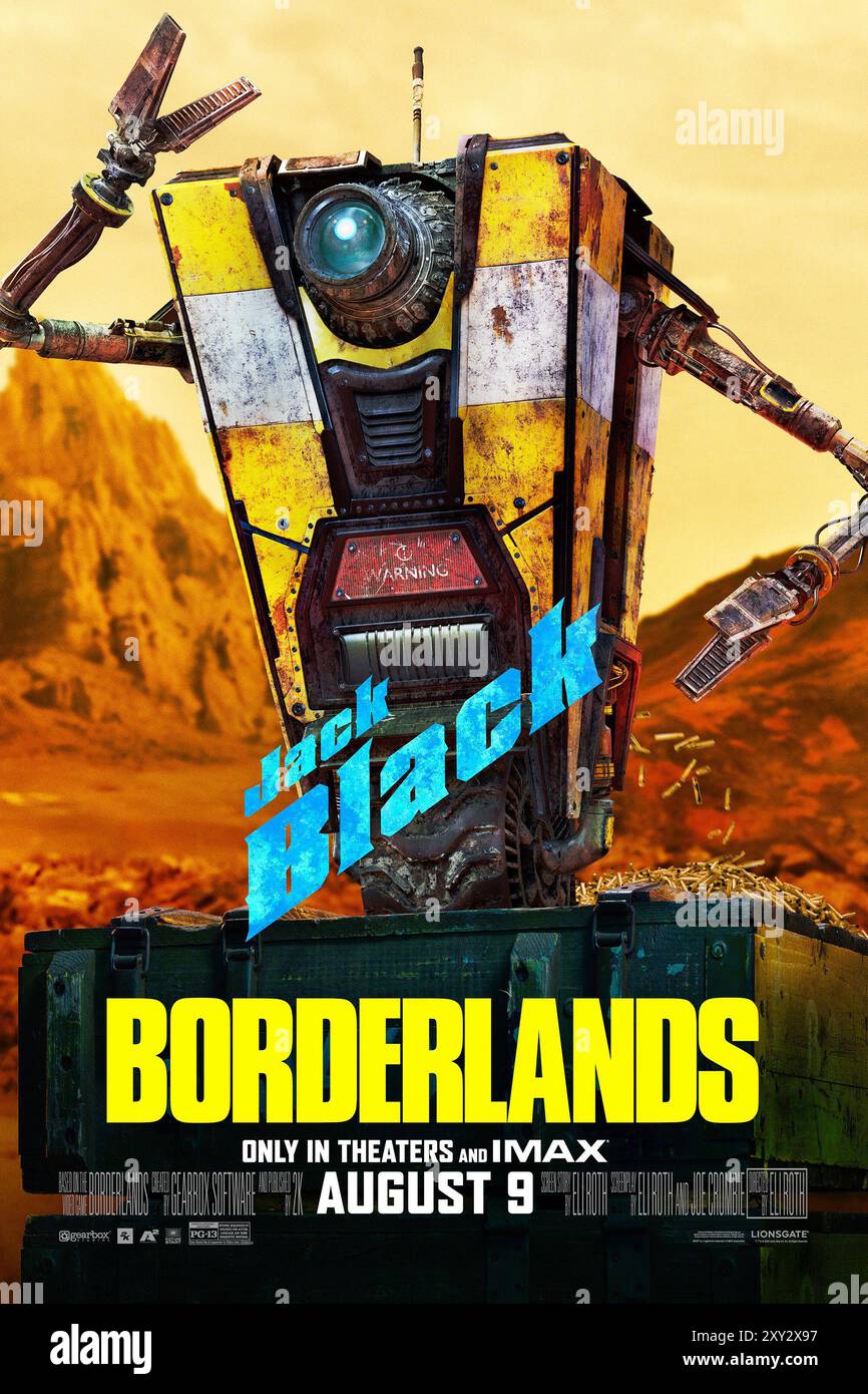 BORDERLANDS, US character poster,, Claptrap (voice Jack Black), 2024