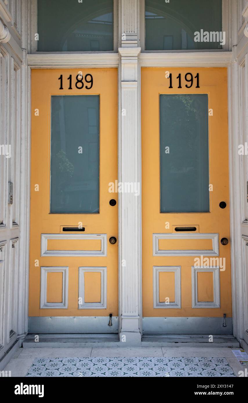 The Mission District in San Francisco, California is the most colorful neighbrohood in The City. - Stock Image