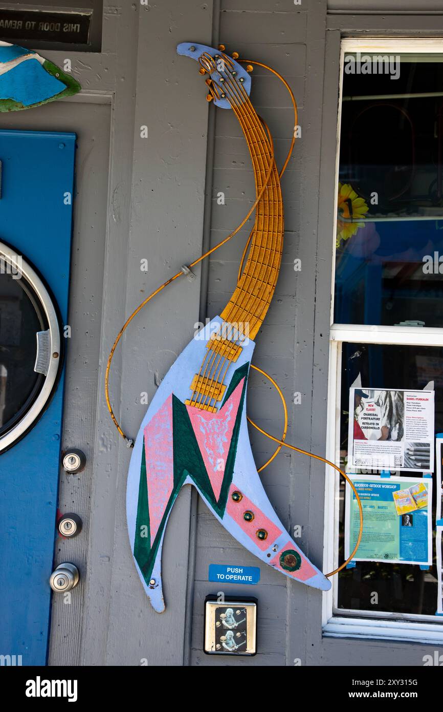 The Mission District in San Francisco, California is the most colorful neighbrohood in The City. - Stock Image