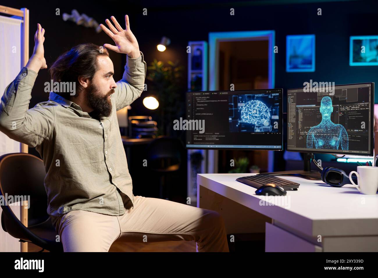Fear of ai hi-res stock photography and images - Alamy