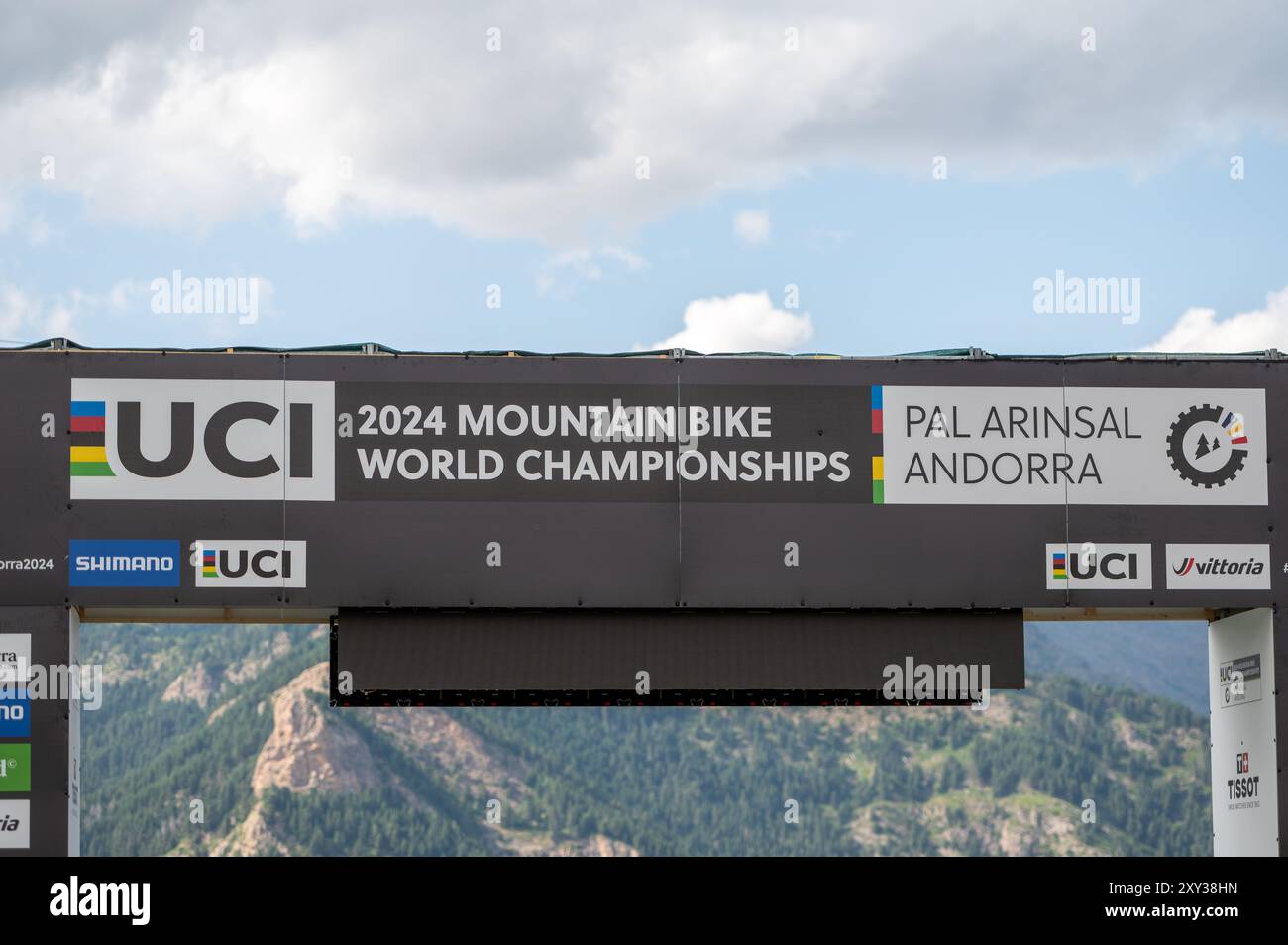 Pal Arinsal, Andorra August 26 2024 Circuit of the UCI Mountain