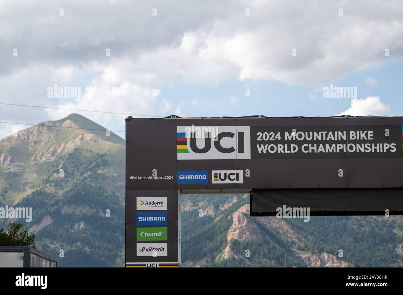 Pal Arinsal, Andorra August 26 2024 of the UCI Mountain Bike World