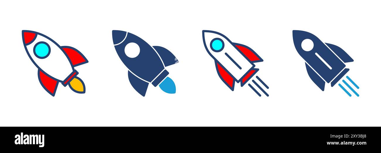 Rocket icon vector. Startup icon vector Stock Vector Image & Art - Alamy