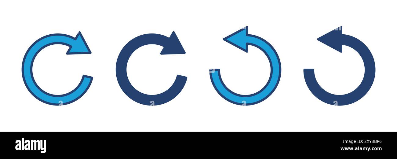 Refresh icon vector. Reload icon vector. Update icon. Stock Vector