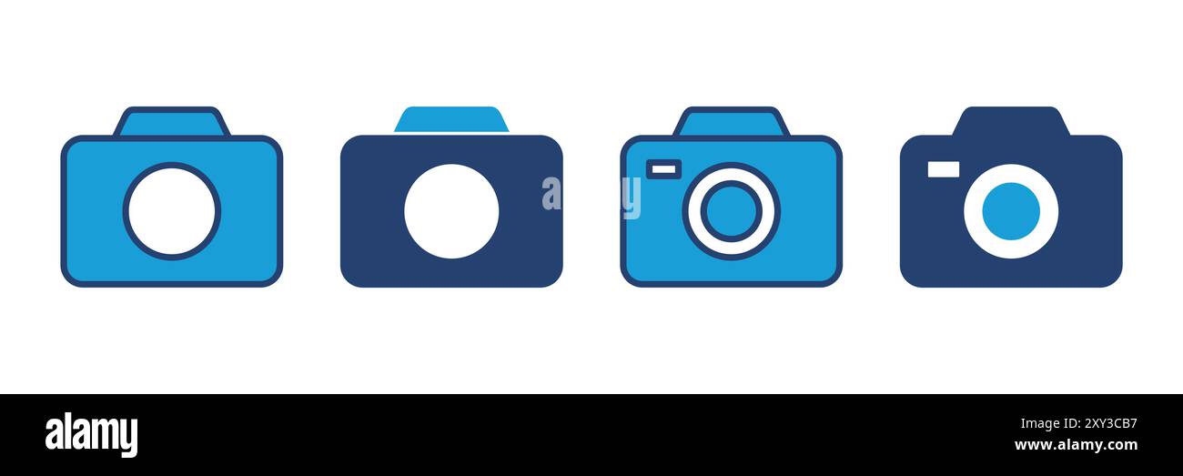 Camera icon vector. photo camera icon. camera photography icon. Stock Vector