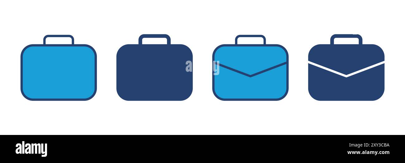 Briefcase icon vector. suitcase icon. luggage symbol Stock Vector Image ...