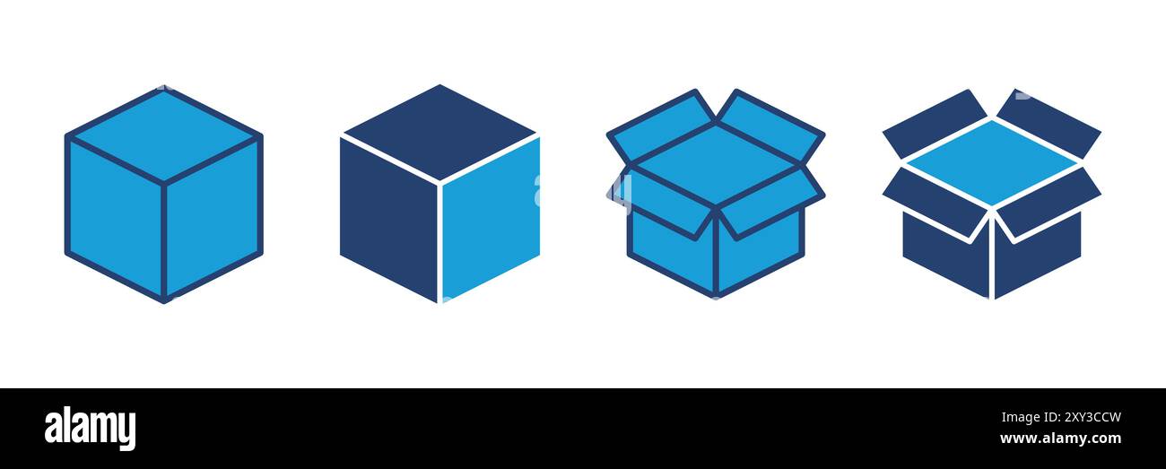 Box icon vector. box vector icon, package, parcel Stock Vector Image ...