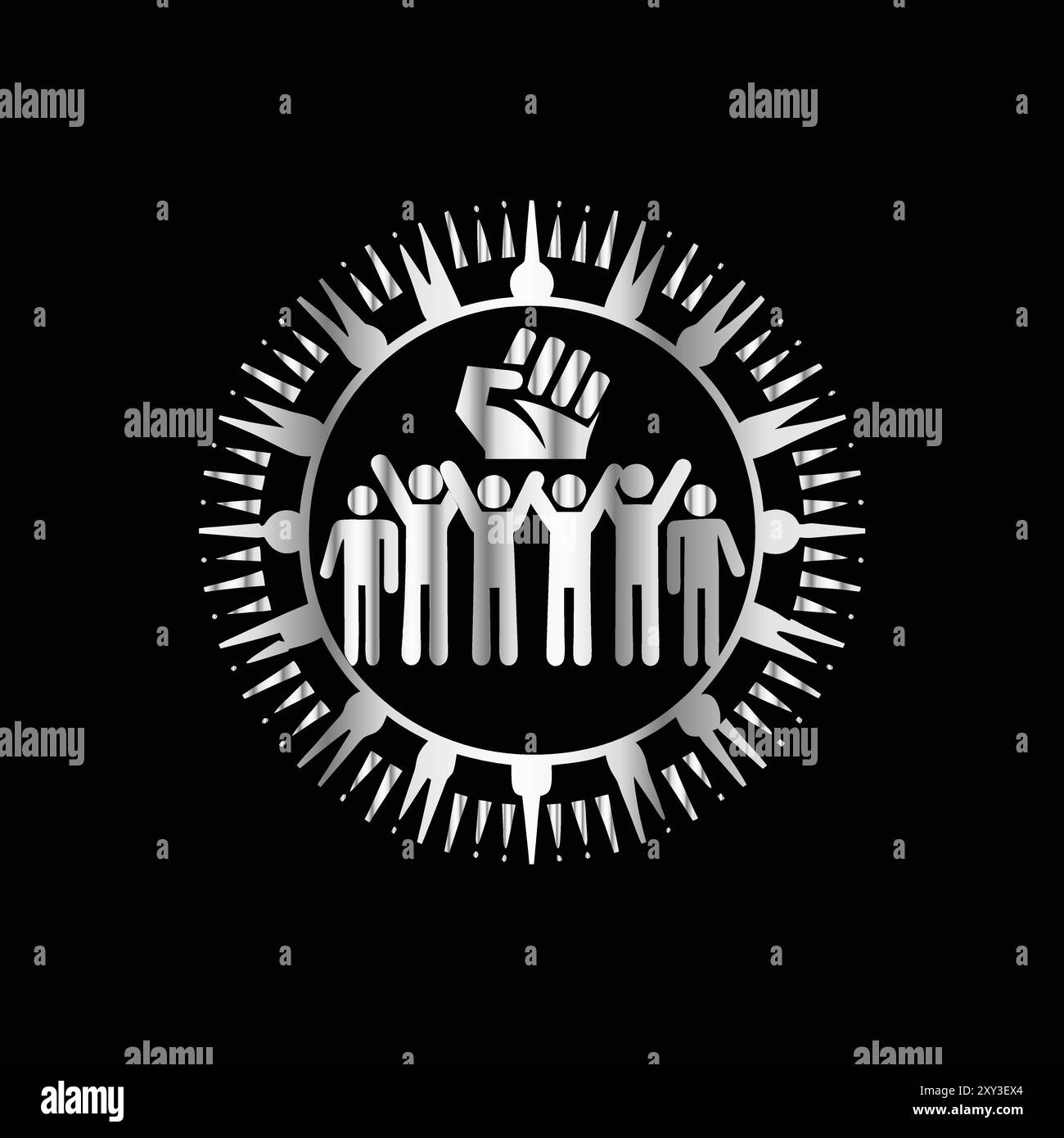 Police unrest Stock Vector Images - Alamy