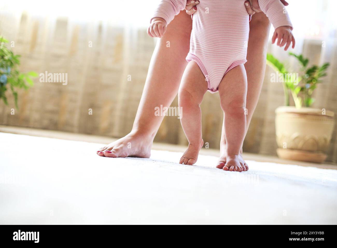 First steps together hi-res stock photography and images - Alamy