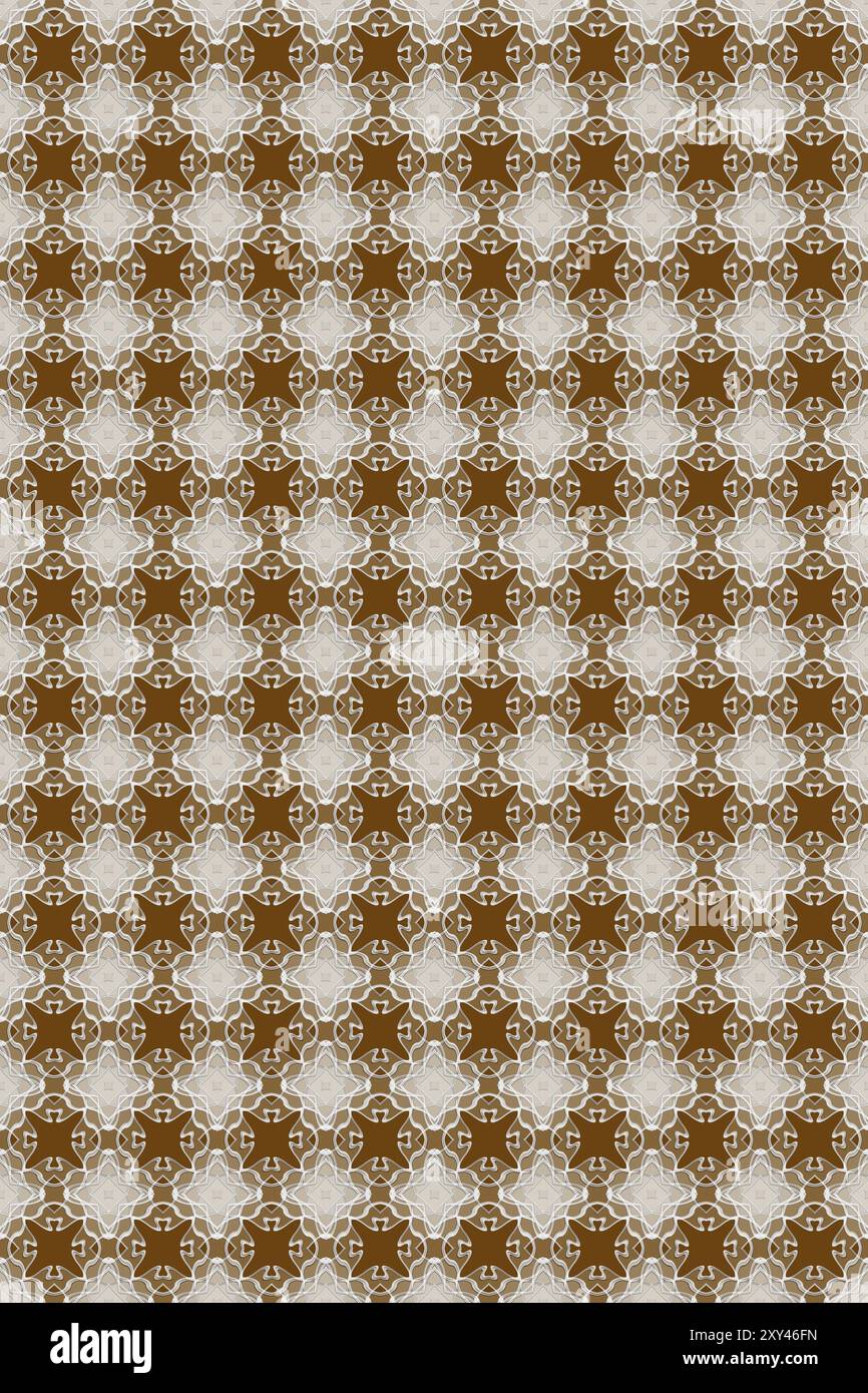 3D effect seamless background, wallpaper decoration pattern Stock Photo