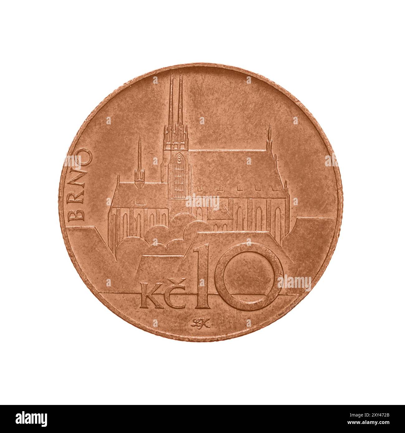 ten-czech-crowns-coin-isolated-on-white-background-stock-photo-alamy